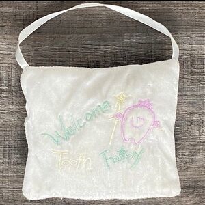 💞 Kids "Welcome Tooth Fairy" Tooth Pillow with Pocket for Tooth